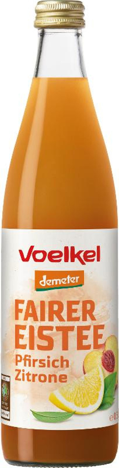 Produktfoto zu Eistee Pfirsich Zitrone 0,5