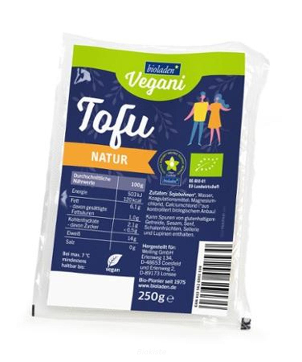 Produktfoto zu Tofu natur, vakuum, Bioladen
