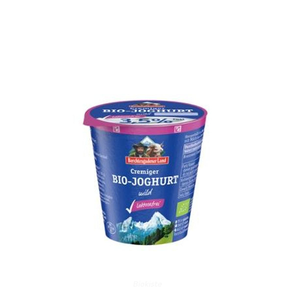Produktfoto zu Bio Joghurt cremig laktosefrei