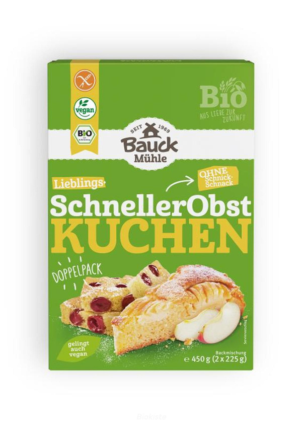 Produktfoto zu Obstkuchen Rührteig Backmischung