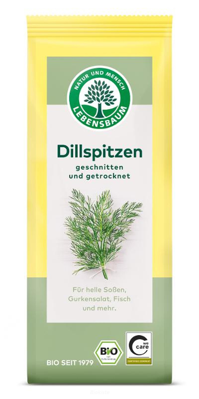 Produktfoto zu Dillspitzen geschnitten und getrocknet