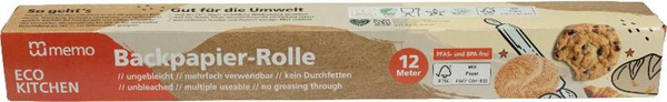 Produktfoto zu Backpapier Rolle 12m