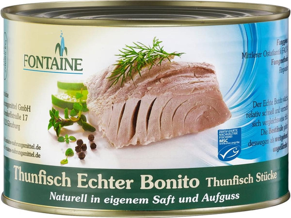 Produktfoto zu Thunfisch in eigenem Saft 1700