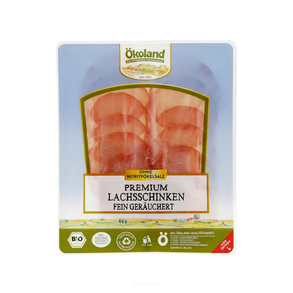 Produktfoto zu Lachsschinken in Scheiben 80g