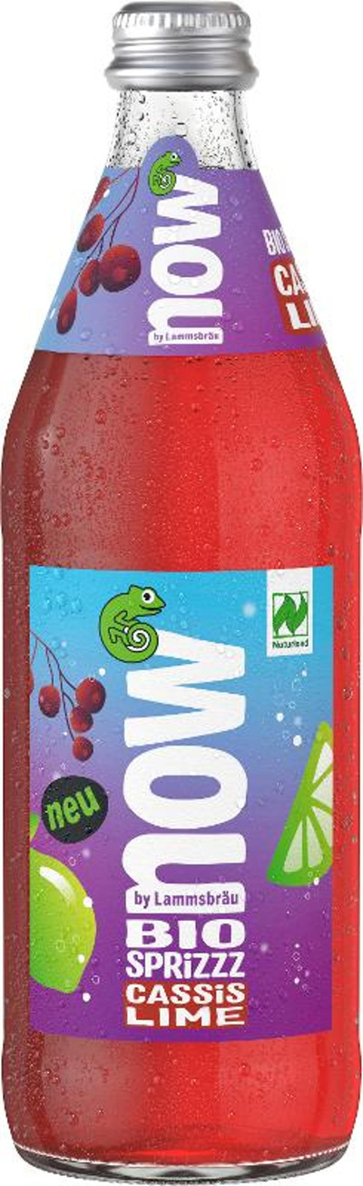 Produktfoto zu now Sprizzz Cassis Lime 0,5l