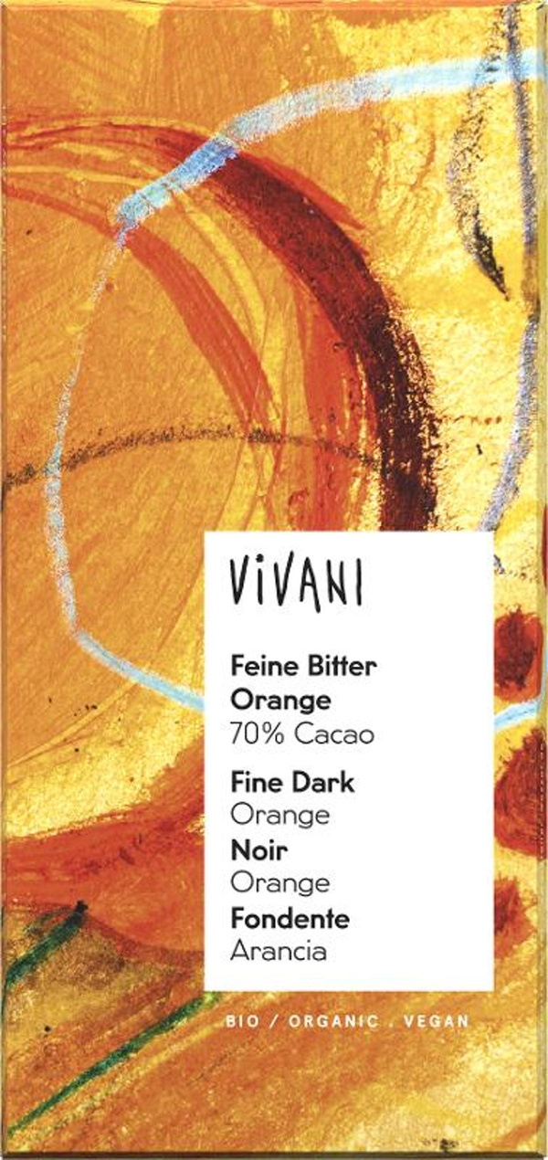 Produktfoto zu Feine Bitter Orange 70%Cacao - 100 g