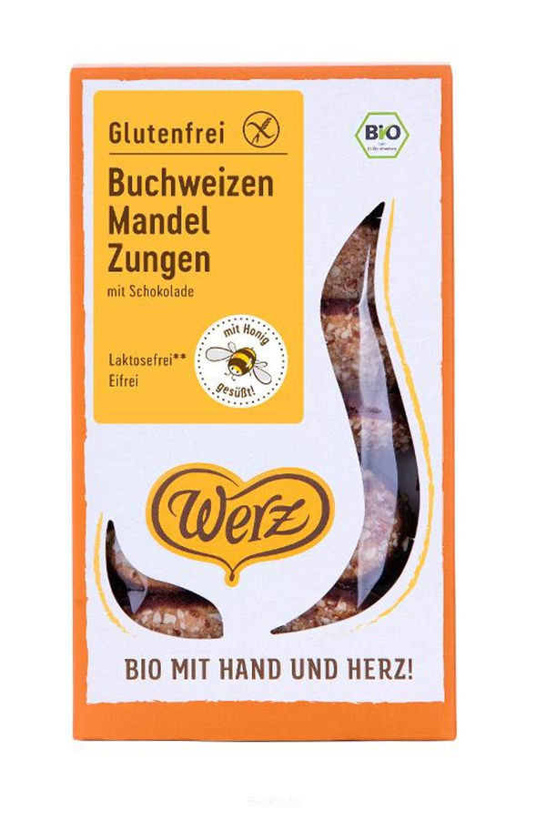Produktfoto zu Buchweizen Mandel Zungen gf
