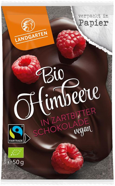 Produktfoto zu Himbeere in Zartbitter Schokol