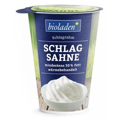 Produktfoto zu Schlagsahne bioladen