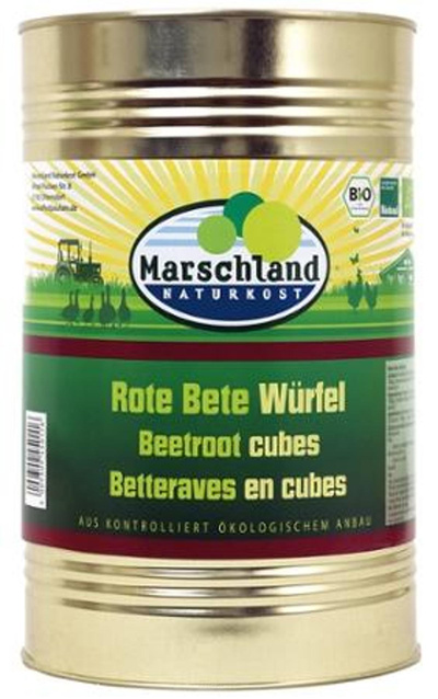 Produktfoto zu Rote Bete Würfel 4200g