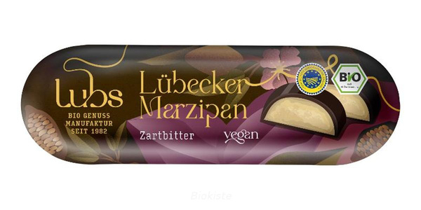 Produktfoto zu Marzipanbrot Zartbitter Rohrohrzucker
