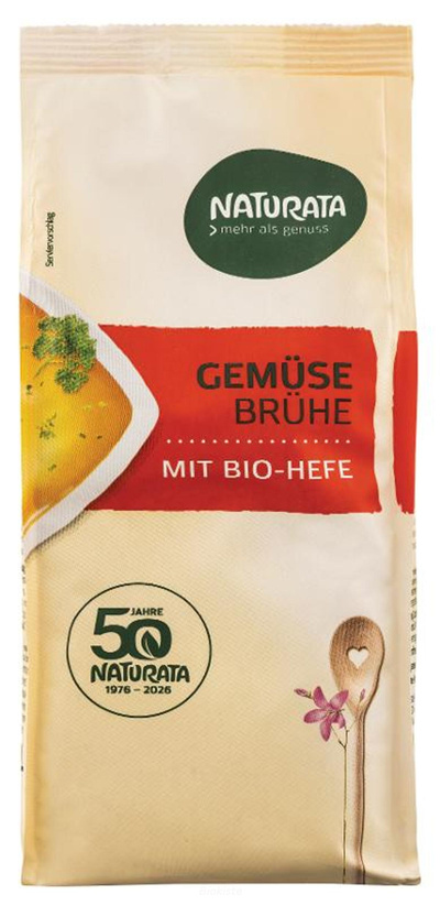 Produktfoto zu Gemüsebrühe Naturarta Bio Hefe Nachfüllp. 500 g