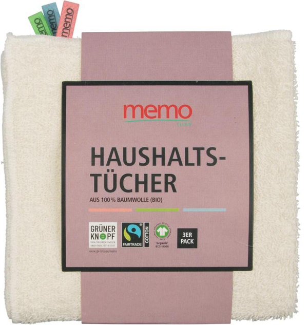 Produktfoto zu Haushaltsreinigungstuch aus Bio Baumwolle