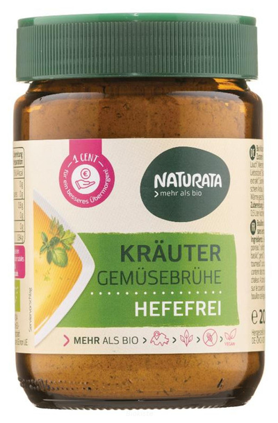 Produktfoto zu Gemüsebrühe Kräuter hf Glas