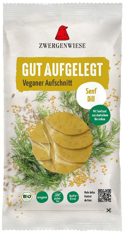 Produktfoto zu Aufschnitt vegan Senf Dill