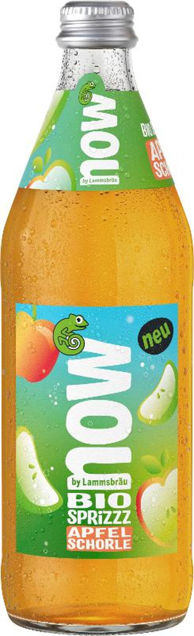 Produktfoto zu now Sprizzz Apfelschorle 0,5l