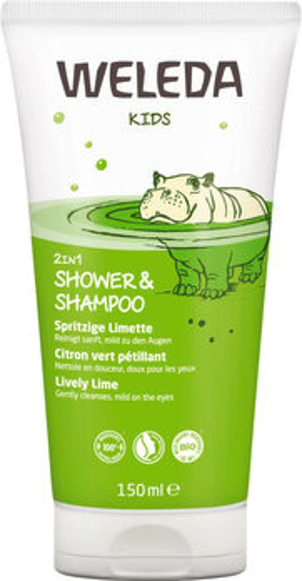 Produktfoto zu Kids 2in1 Shower & Shampoo Limette