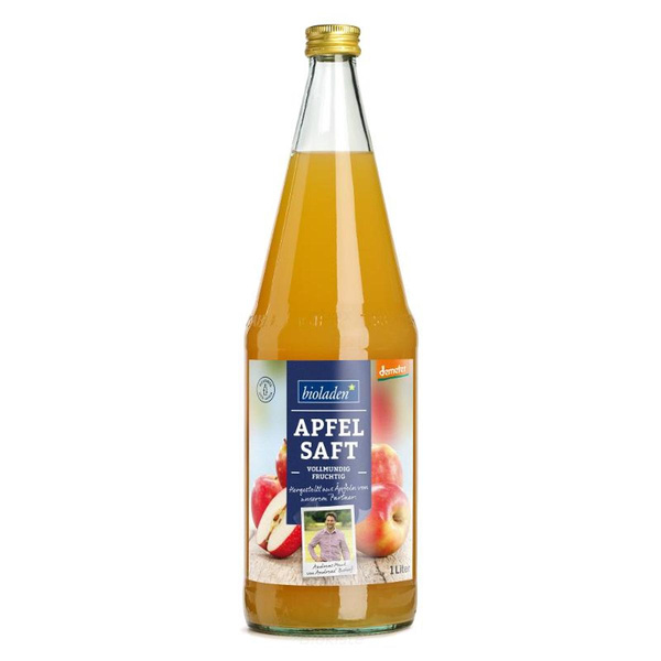 Produktfoto zu Apfelsaft Bioladen 1l trüb
