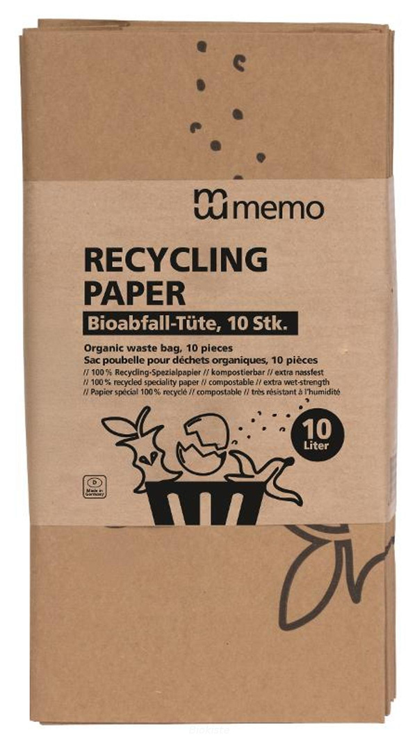 Produktfoto zu Kompostbeutel aus Recyclingpapier