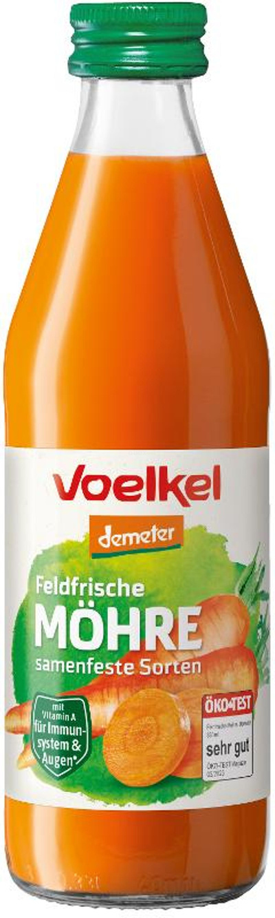Produktfoto zu Möhrensaft feldfrisch 0,33l