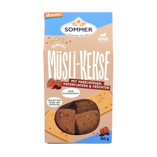 Produktfoto zu Dinkel Müsli-Keks mit Haselnüssen