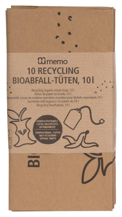 Produktfoto zu Kompostbeutel aus Recyclingpapier
