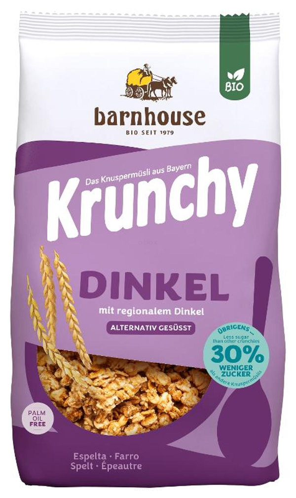 Produktfoto zu Krunchy Dinkel - weniger süß