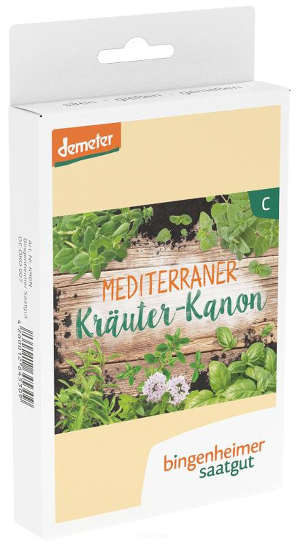 Produktfoto zu Mediterraner Kräuter-Kanon Box