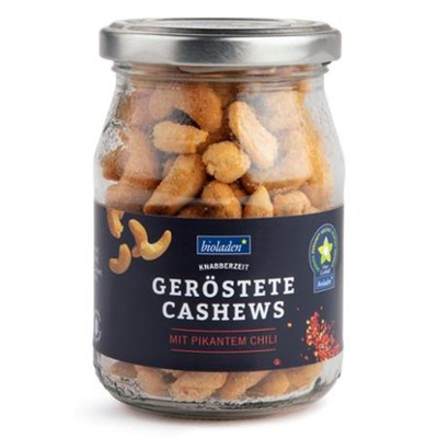 Produktfoto zu geröstete Cashews mit pikantem Chili