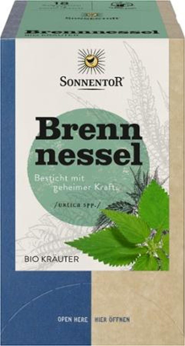 Produktfoto zu Kräutertee Brennnessel im Teebeutel