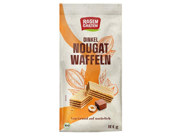 Produktfoto zu Dinkel Nougat Waffeln