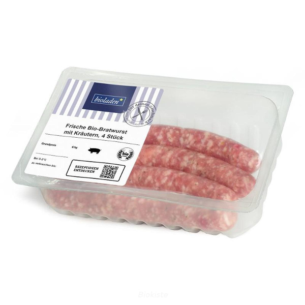 Produktfoto zu Frische Bratwurst mit Kräutern