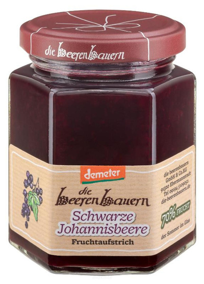 Produktfoto zu schwarze Johannisbeere Fruchtaufstrich