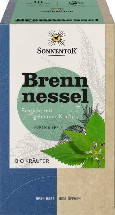 Produktfoto zu Kräutertee Brennnessel im Teebeutel