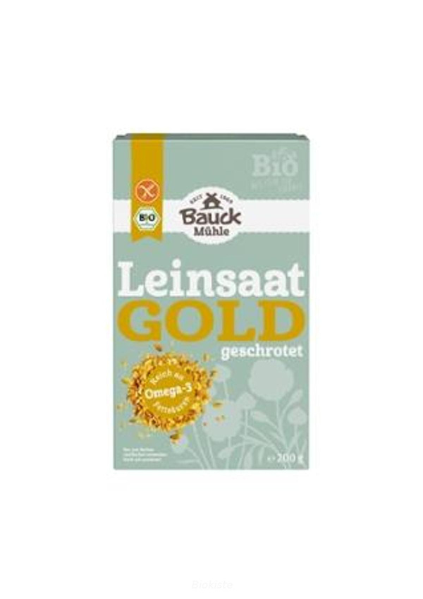Produktfoto zu Gold Leinsaat geschrotet gf