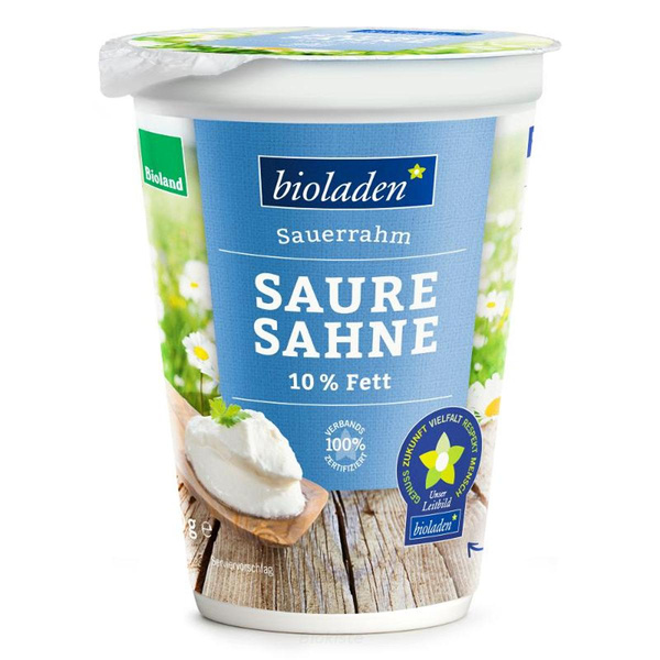 Produktfoto zu Saure Sahne bioladen 10% 200g