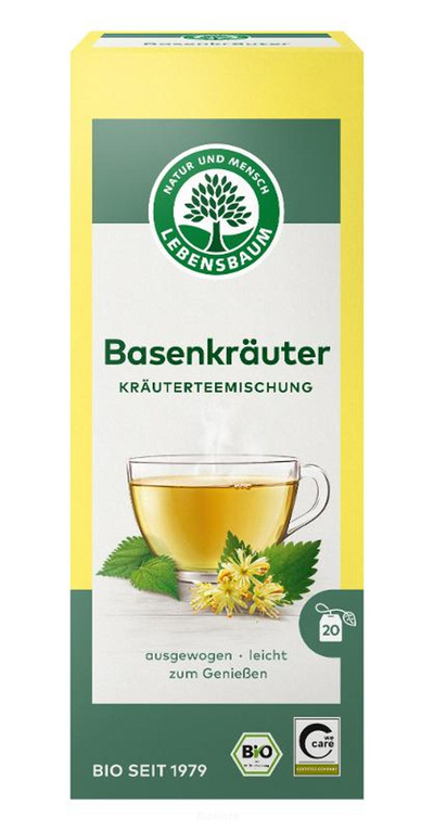 Produktfoto zu Kräutertee Basenkräuter im Teebeutel