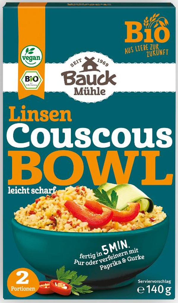 Produktfoto zu Couscous Bowl mit Linsen