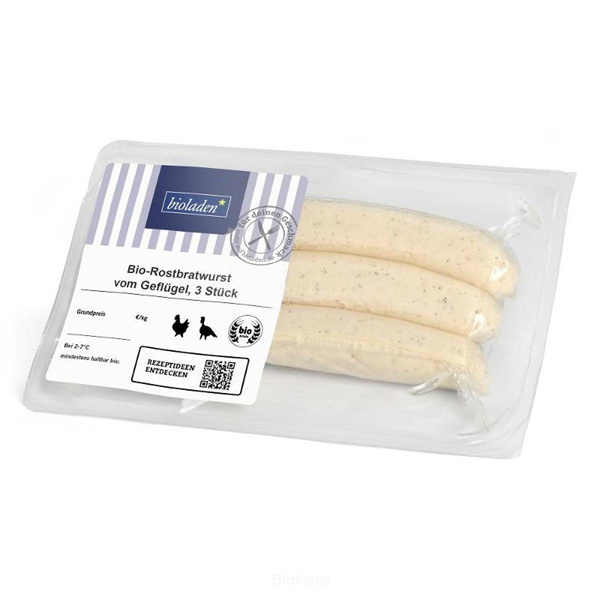 Produktfoto zu Rostbratwurst vom Geflügel *b
