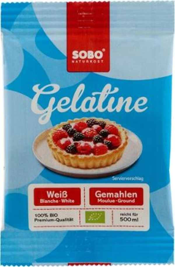 Produktfoto zu Bio-Gelatine v. Schwein 9g