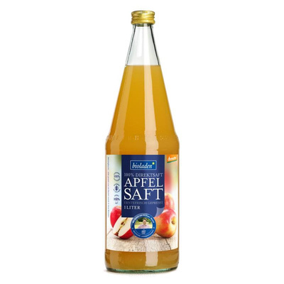 Produktfoto zu Apfelsaft Bioladen 1l trüb