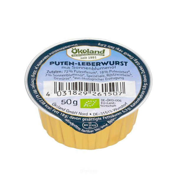 Produktfoto zu Feine Puten-Leberwurst
