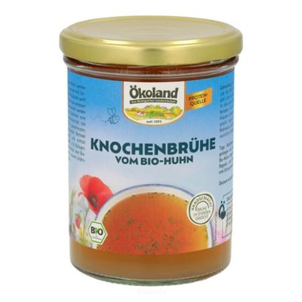 Produktfoto zu Knochenbrühe vom Bio-Huhn