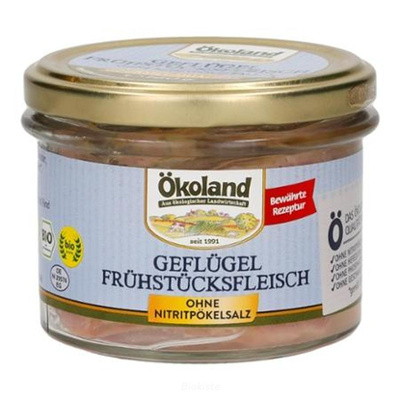 Produktfoto zu Geflügel Frühstücksfleisch im Glas 160g