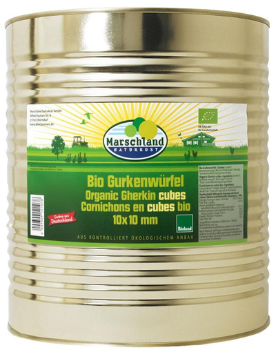 Produktfoto zu Gurkenwürfel 9700g