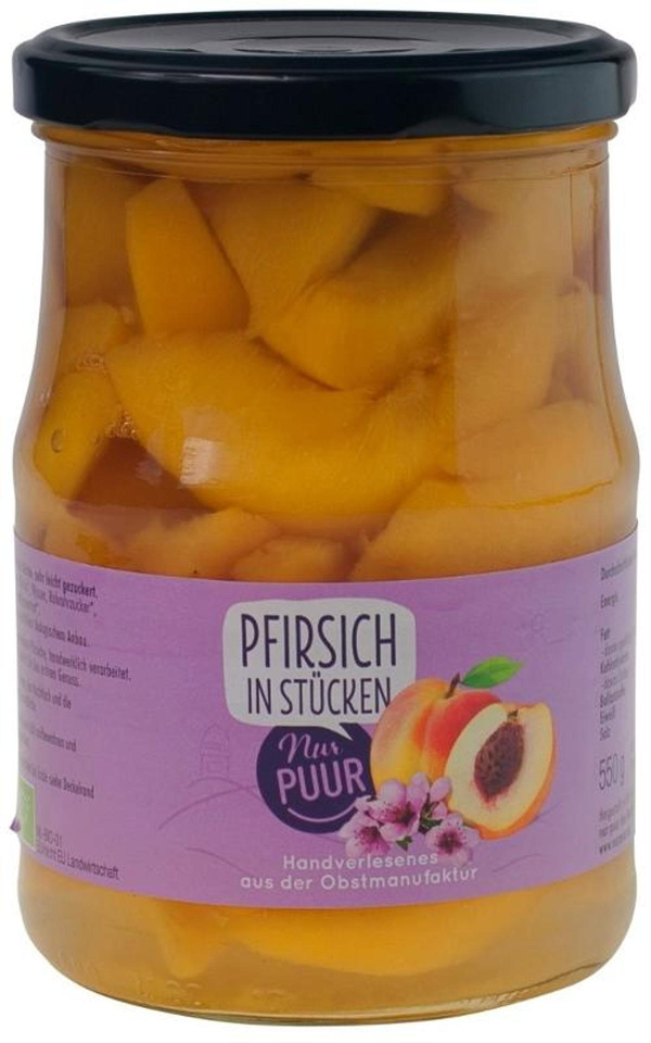Produktfoto zu Pfirsiche halbe Frucht