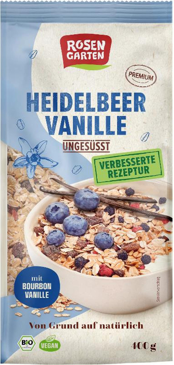 Produktfoto zu Heidelbeer Vanille Müsli
