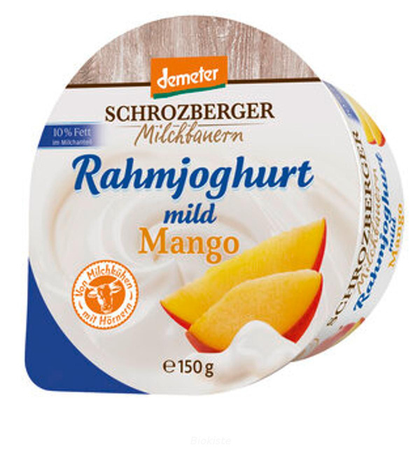 Produktfoto zu Rahmjoghurt Mango Vanille 150g 10%