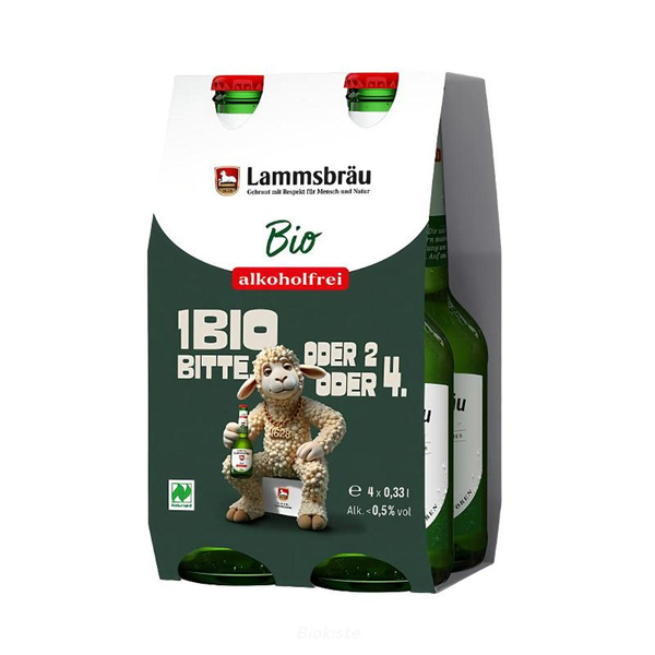 Produktfoto zu Lammsbräu Bio alkoholfrei 4-Pa