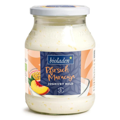 Produktfoto zu Joghurt Pfirsich - Maracuja 500g Glas